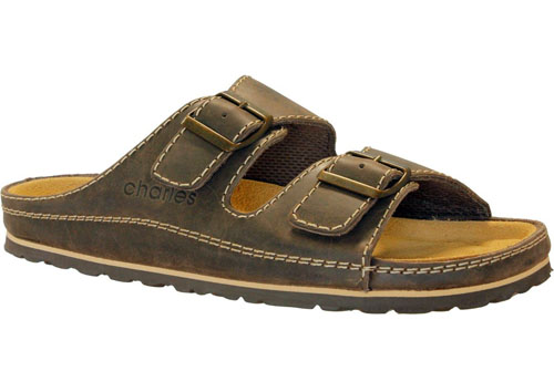 Charles Ergonomiska Biosandal Brun